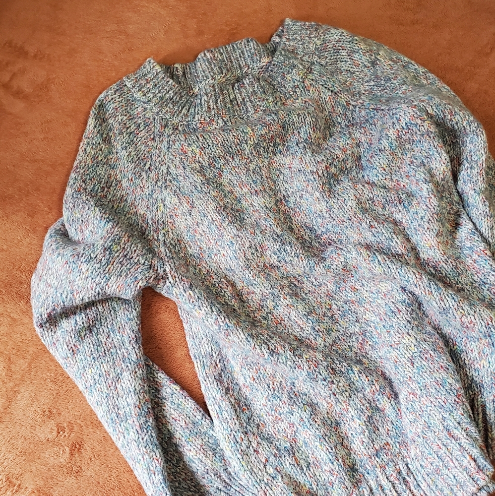 Chaps Sweaters Large Heavy Fabric Womens Crew Neck Multicolor